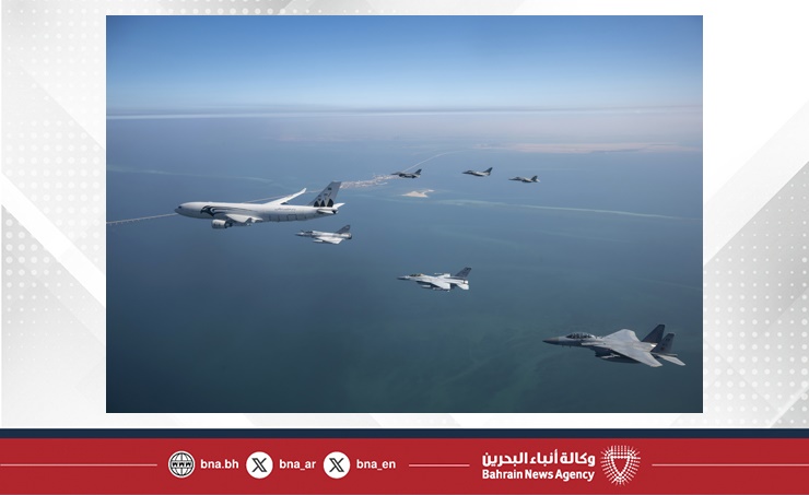 قوة دفاع البحرين ممثلة بسلاح الجو الملكي البحريني تختتم مشاركتها في مناورات التمرين العسكري المشترك (درع الخليج 2026) الذي أقيم في المملكة العربية السعودية